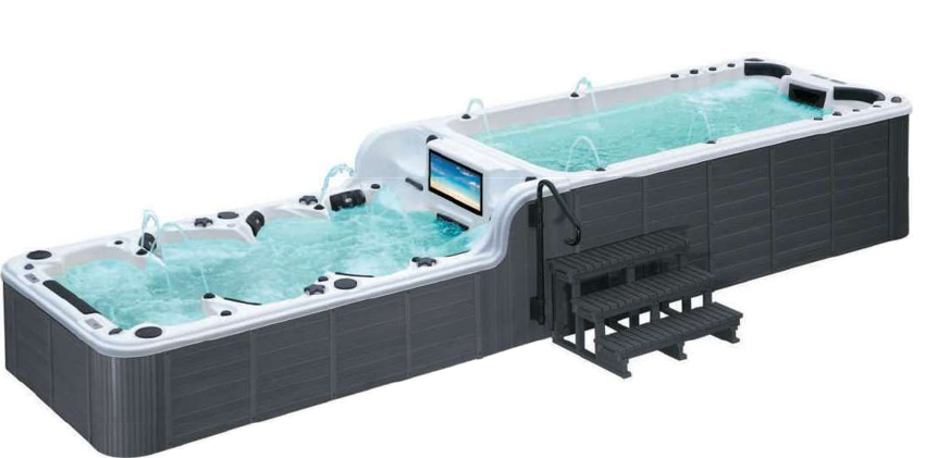 Endless Swimming pool with Spa